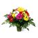 Miranda. Exuberant flower arrangement of gerberas and chrysanthemums in vivid colors.. Den Haag