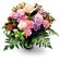 Veronica. A tender and charming bouquet of roses, carnations, alstroemerias and chrysanthemums in pink and lilac colors.. Den Haag