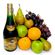 Cognac and fruits. This excellent gift set includes fresh fruit and a bottle of fine cognac.. Den Haag